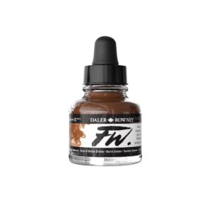Daler Rowney FW Artist acrylinkt  Burnt Umber 223
