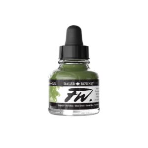 Daler Rowney FW Artist acrylinkt  Olive Green 363