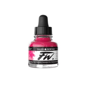Daler Rowney FW Artist acrylinkt  Fluorescent Pink 538