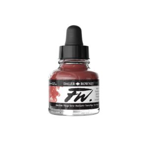 Daler Rowney FW Artist acrylinkt  Red Earth 554