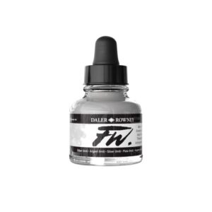 Daler Rowney FW Artist acrylinkt  Silver 702