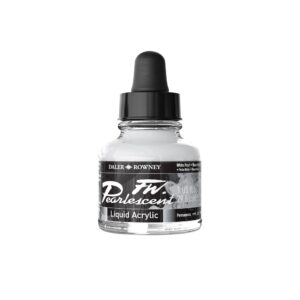 Daler Rowney FW Pearlescent acrylinkt  White Pearl 125