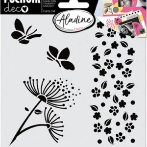 Aladine Deco Sjabloon 15x15 natuur