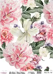 Cadence A3 rijstpapier 745 aquarel boeket